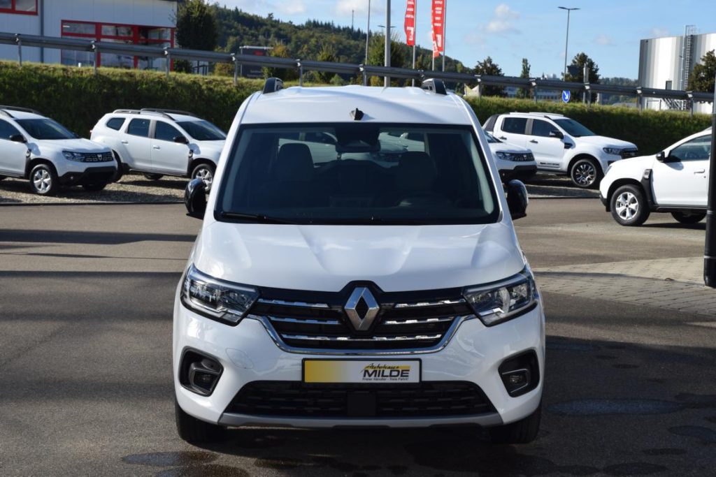Renault Kangoo weiß Frontalansicht Autohaus Milde Heidenheim